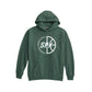 A dark green pullover hoodie with a white circular graphic on the chest featuring a basketball design and the text 'SPX PANTHERS BASKETBALL'.