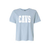 CAVS Ladies Boxy Printed T-Shirt | SJS DTF F26-1