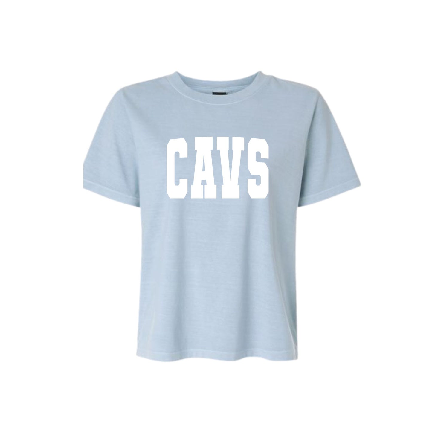 CAVS Ladies Boxy Printed T-Shirt | SJS DTF F26-1