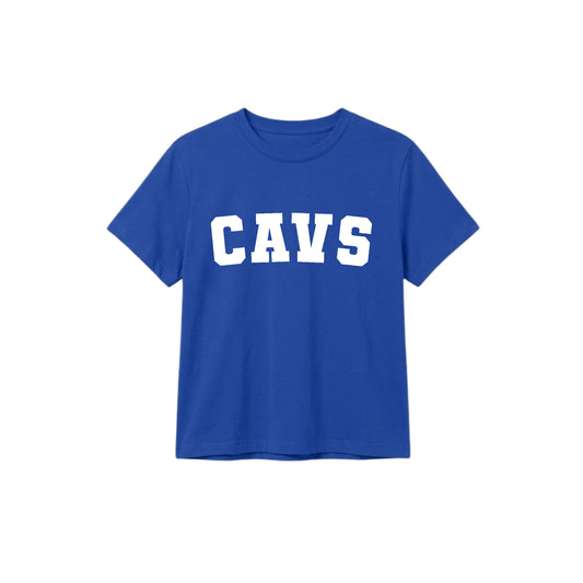 CAVS Ladies Boxy Printed T-Shirt | SJS DTF F26-1