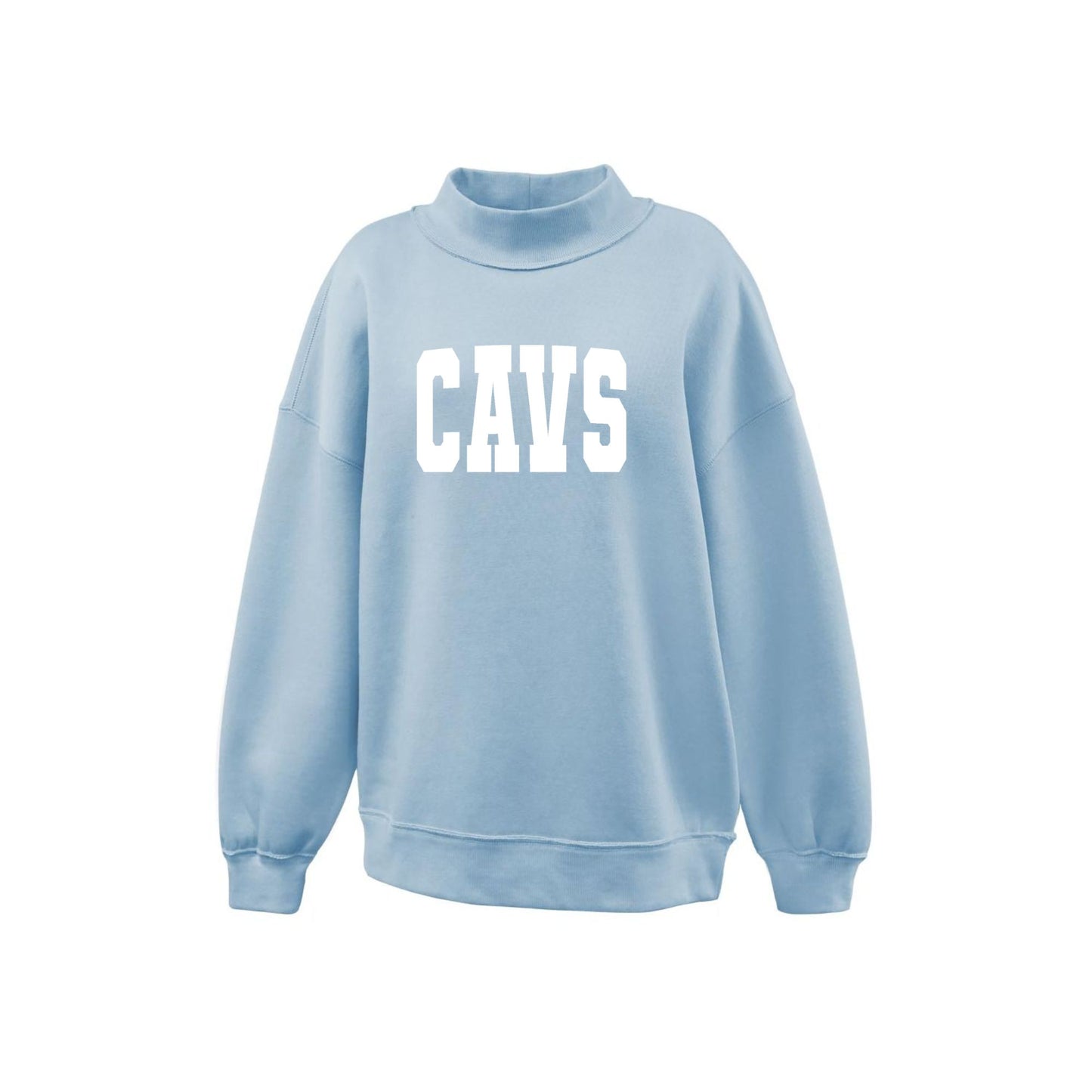 CAVS Ladies Printed Saltwash Mockneck | SJS DTF F26-1
