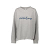 St. Joseph Cavaliers Script Embroidered Ladies Drop Shoulder Beach Fleece Crew | SJSE6