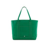 kelly green coated canvas maxi tote