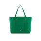 kelly green coated canvas maxi tote
