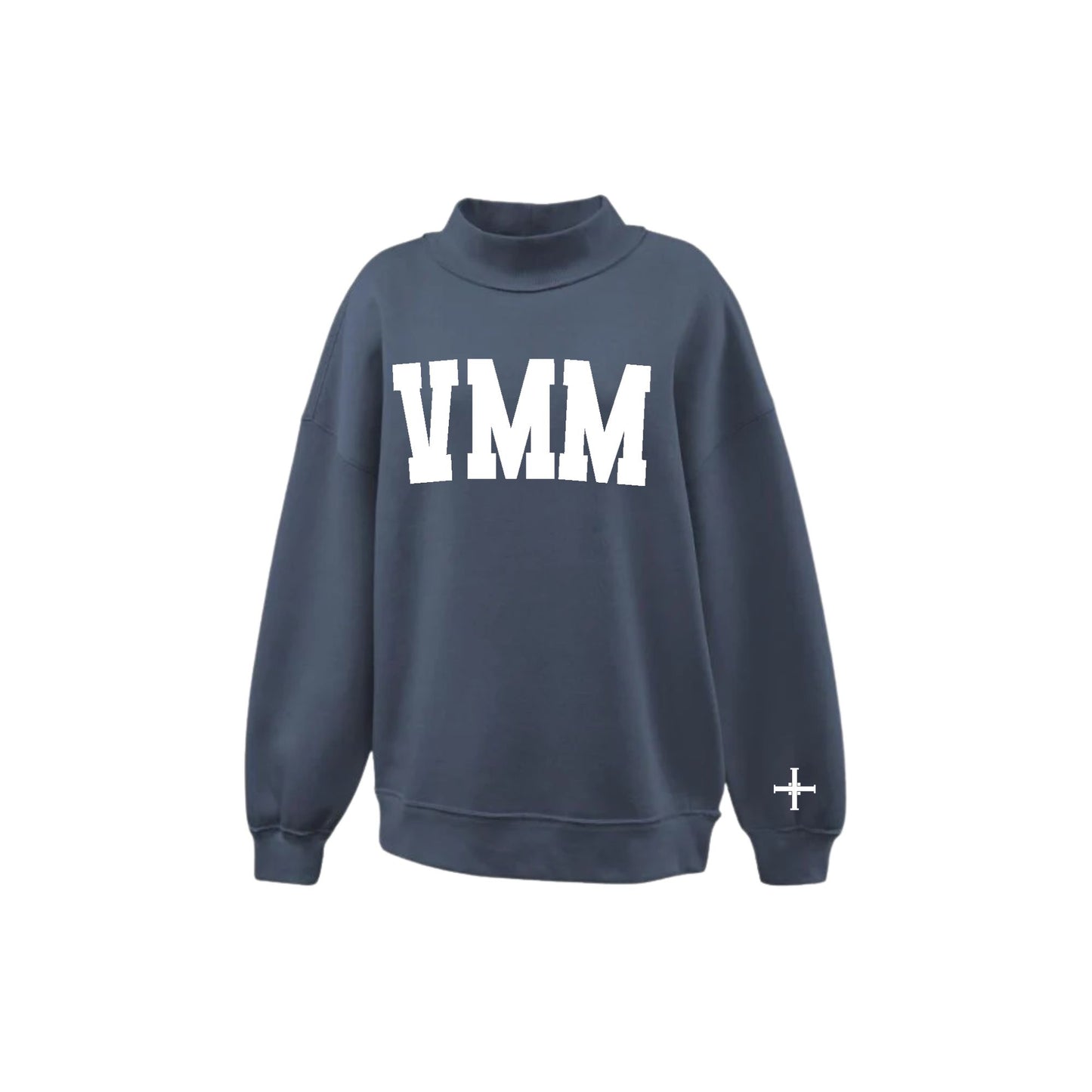 *PREORDER (EARLY OCTOBER)* VMM Oversized Ladies Mockneck Pullover | Ladies Fit | VMM _DTF VMM