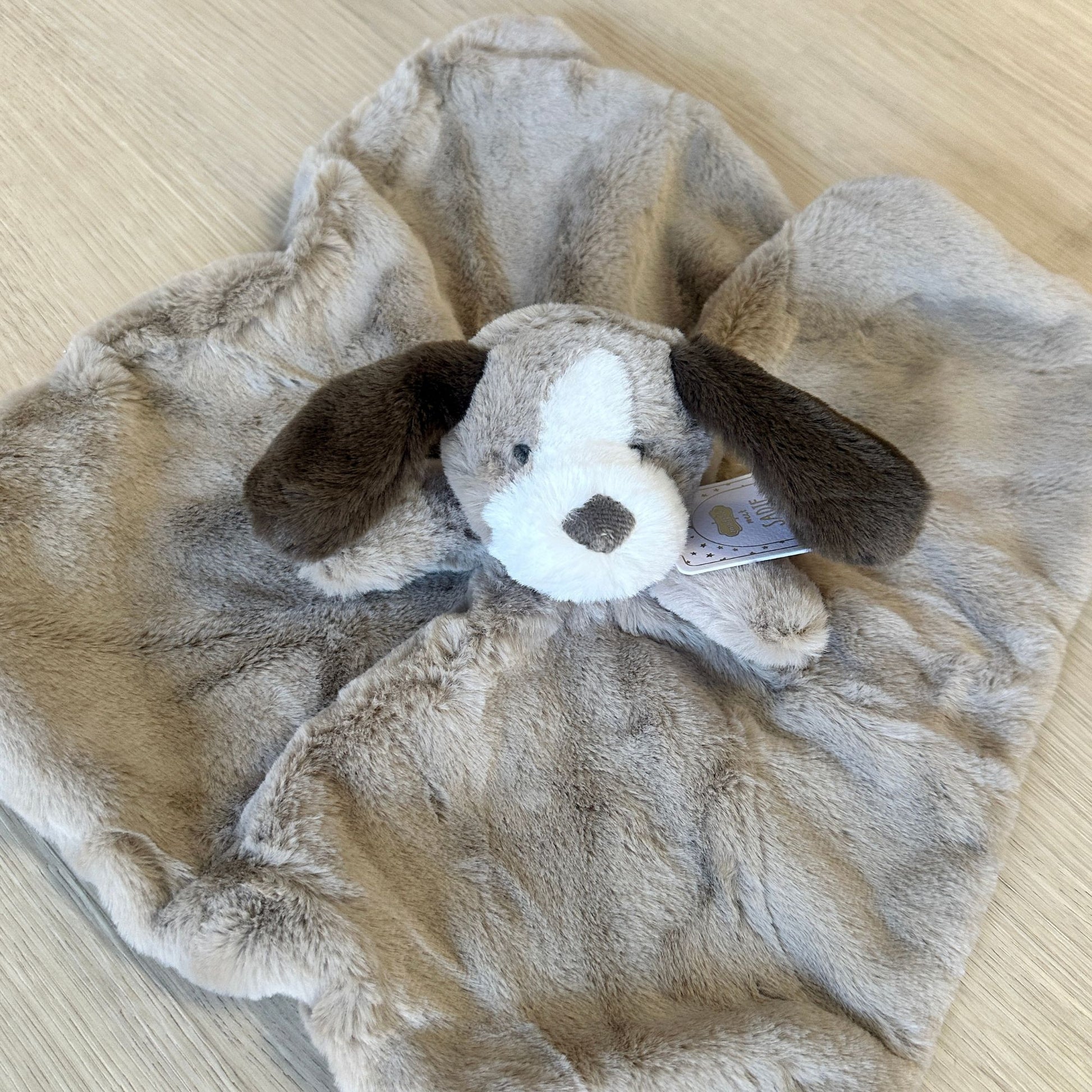 puppy dog woobie faux fur blanket stuffy