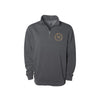 Embroidered Round Calvary Christian Cougars Pigment-Dyed Quarter-Zip Pullover | CCSED26