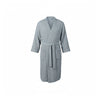 pacific blue checkered robe on a white background