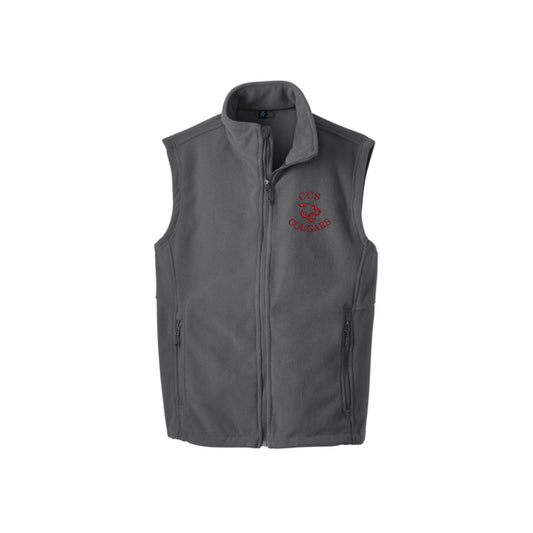 ADULT CCS Cougars Midweight Fleece Vest | CCS_SF_E3A