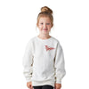 Embroidered Cougars Pennant Flag Youth Crewneck | CCSED29