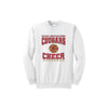 Printed Distressed  Cougars Cheer Crewneck Sweatshirt | CCSDTG15