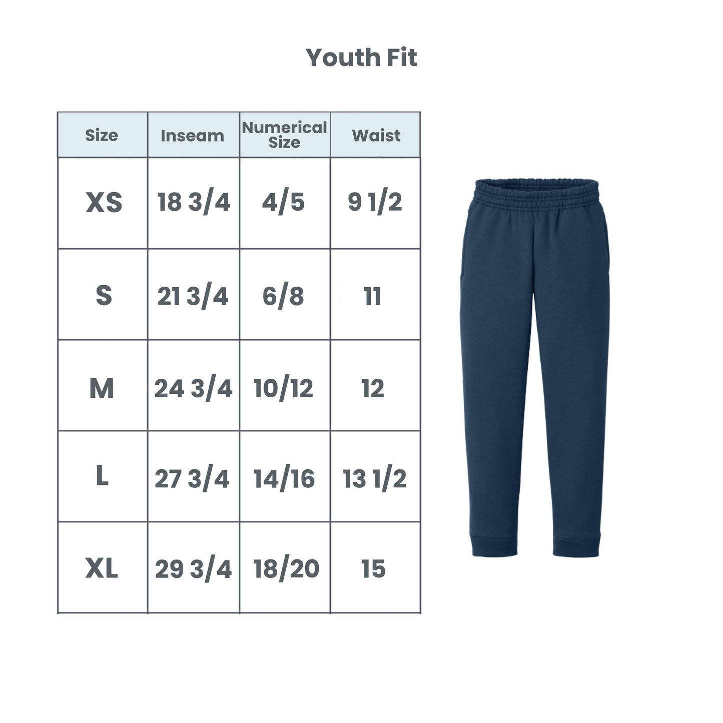 St. Joseph School Calavier Gym Joggers | Adult and Youth Fit | SJS GYML