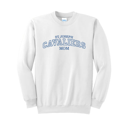 ST. JOSEPH SCHOOL CAVALIERS MOM/DAD Embroidered Athletic Sweatshirt | SJSE10-M/D