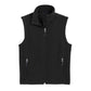 black  youth fleece vest