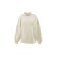 vanilla mockneck sweatshirt
