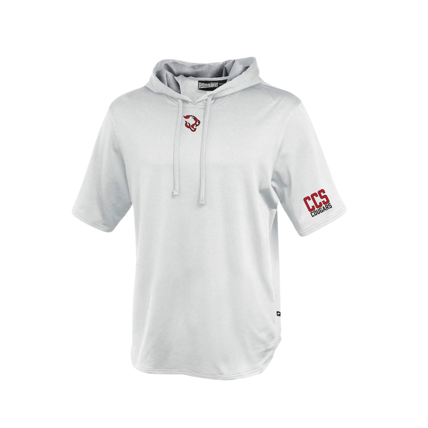 Printed Athletic CCS Cougars Warmup Short Sleeve Hoodie | CCSDTF33