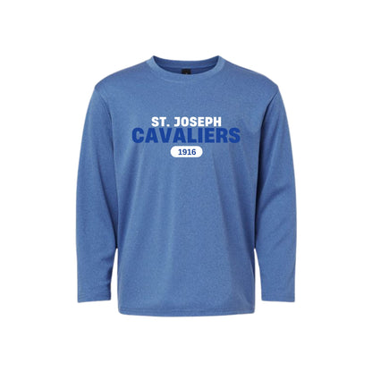 Youth and Adult St. Joseph Cavaliers EST. 1916 Long Sleeve Performance Shirt | SJSDTF28