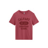 Printed Calvary Christian Cougars  Women's Boxy T-Shirt | CCS_S_DTG4