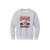 Printed Distressed Cougars Archery Crewneck Sweatshirt | CCSDTG18