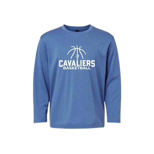 Adult and Youth SJS Cavaliers Basketball Performance Long Sleeve Shirt | SJS DTF 15