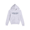 Gray hoodie with 'CAVALIERS St. Joseph School' text on a white background