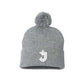 Embroidered SJS Shield Pom Beanie | SJS E01