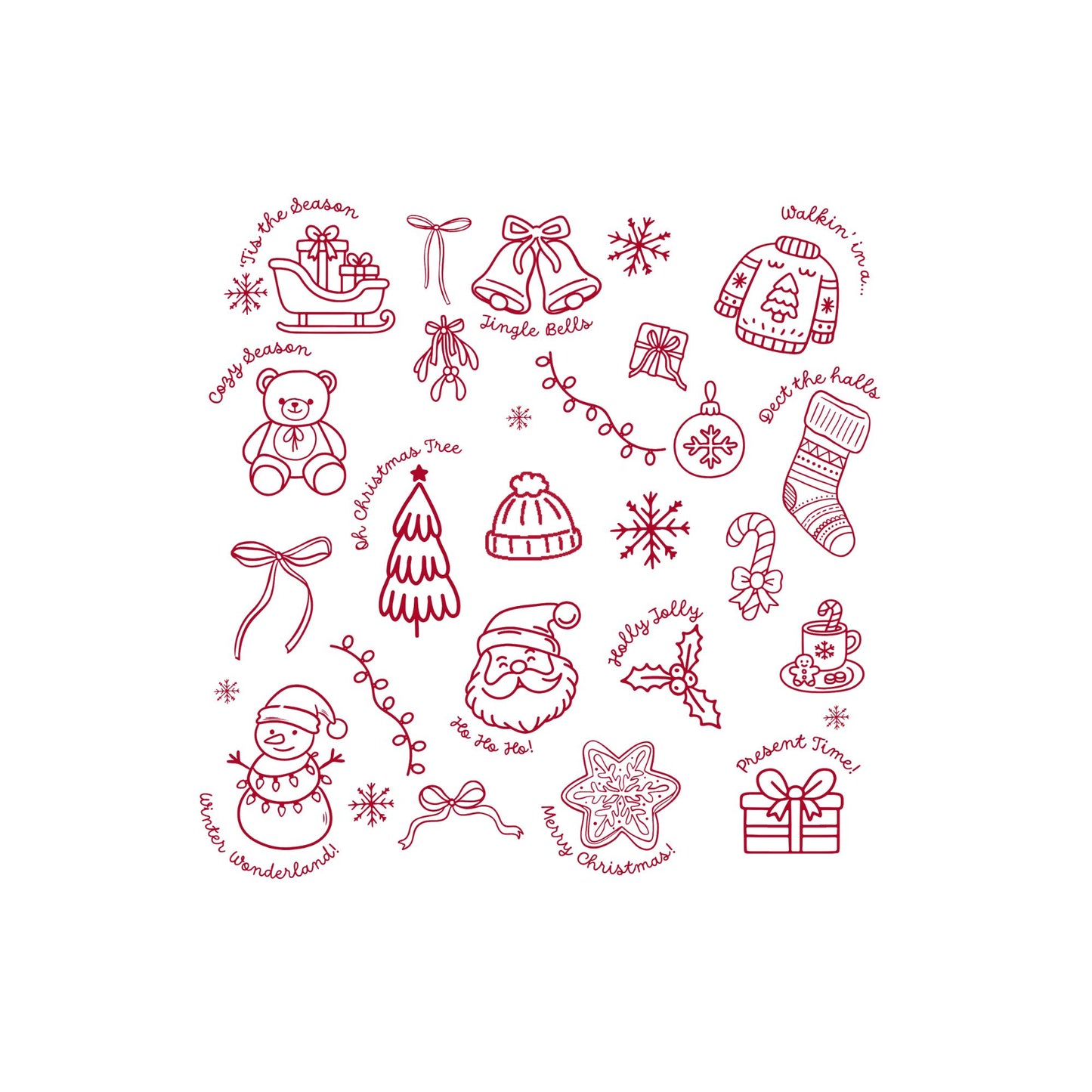 Christmas Doodle T-Shirt