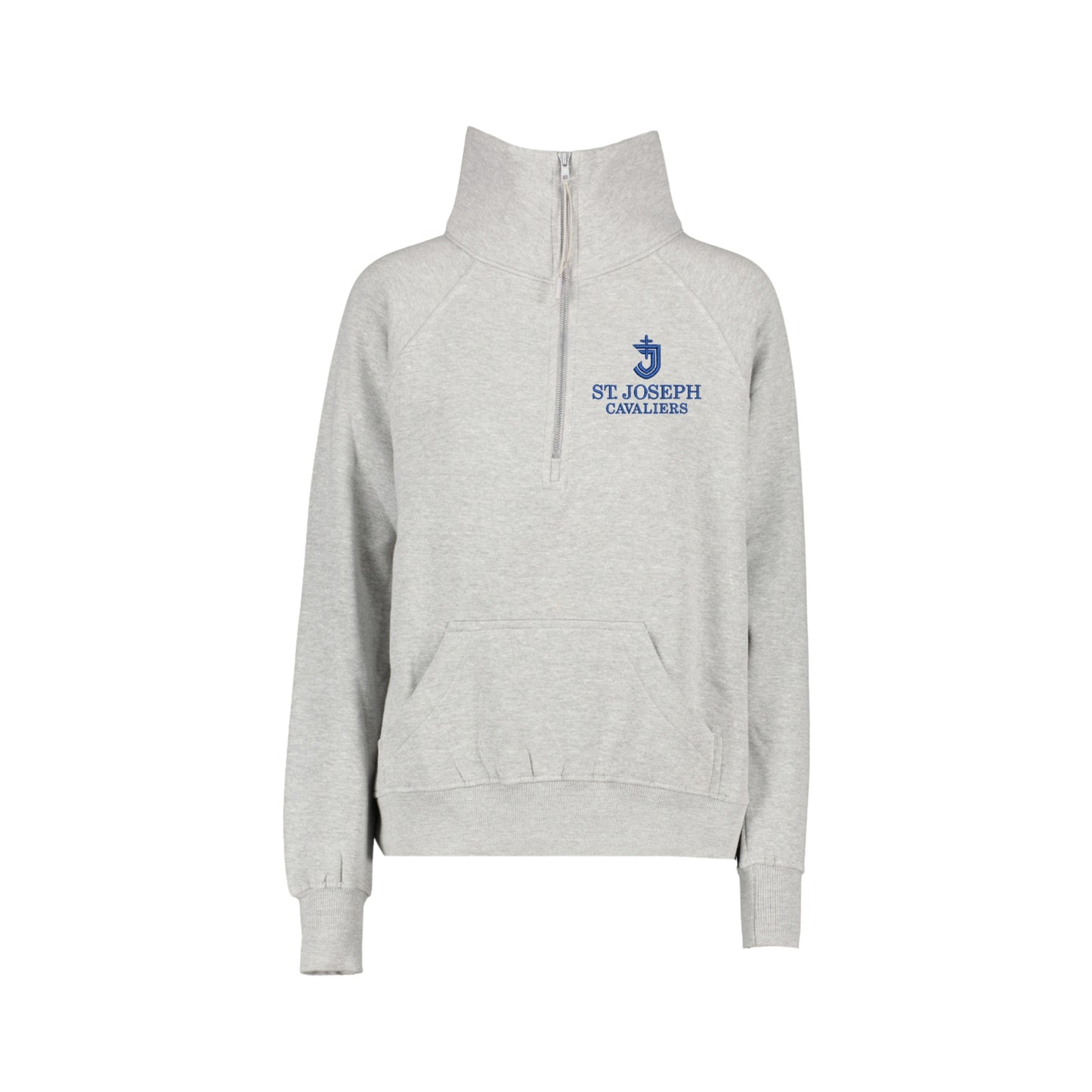 Ladies St. Joseph School Cavaliers Boxy Quarter Zip Pullover | SJS EC