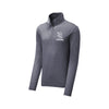 Navy Blue long-sleeve quarter zip with a SJS logo printed on the left chest 