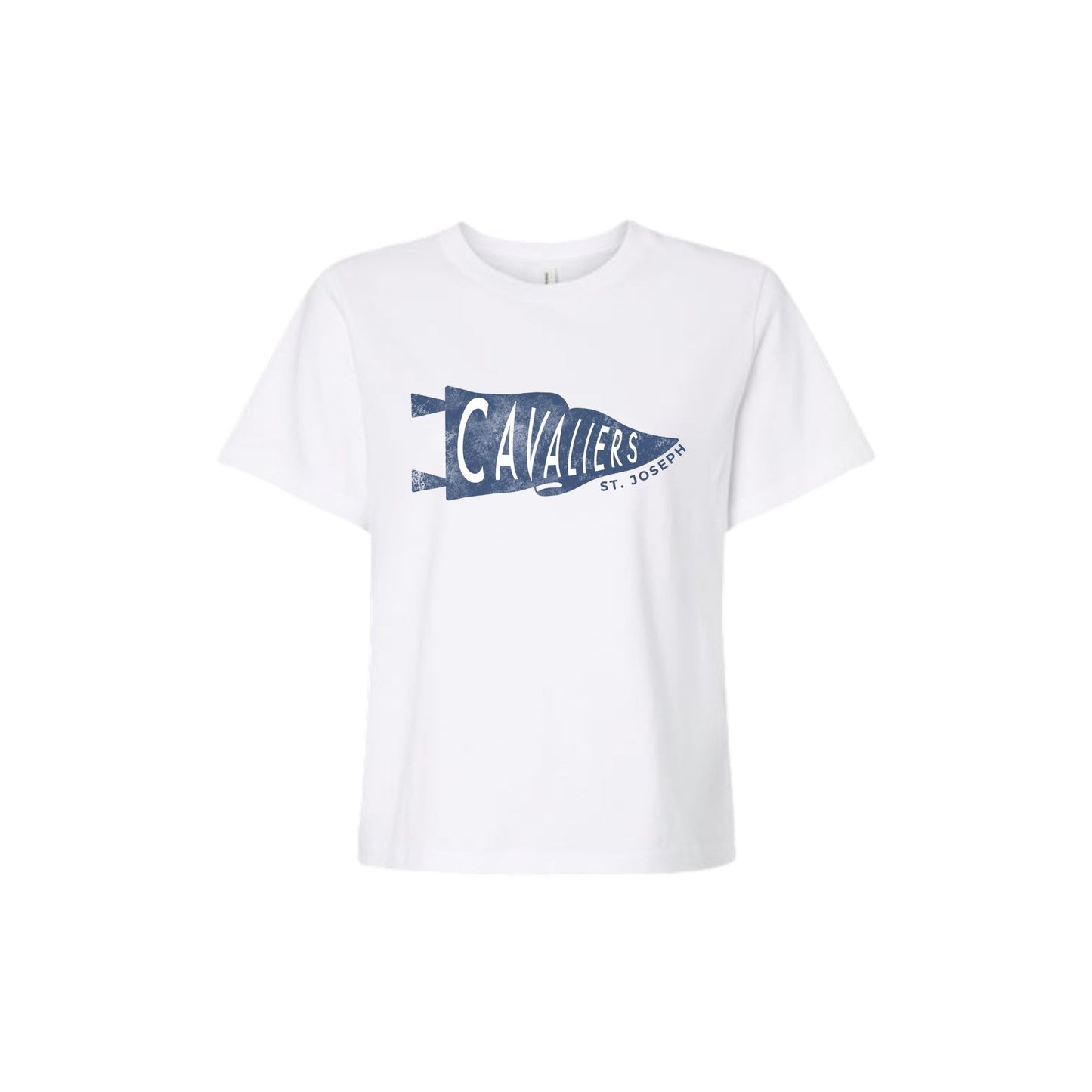 Ladies' Cavaliers Pennant Heavyweight Boxy Fit Tee | SJS DTF 26