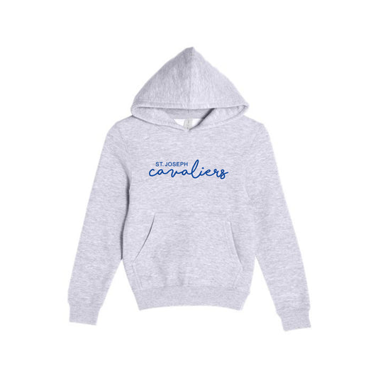Adult and Youth St. Joseph Cavaliers Script Embroidered Lane Hoodie Sweatshirt | SJSE6