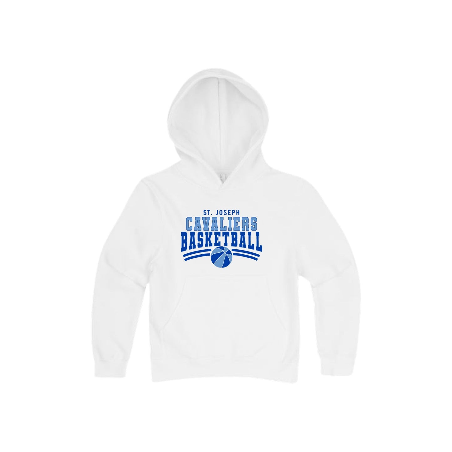 St. Joseph Cavaliers Basketball Hoodie | Adult and Youth | SJS DTF GB1