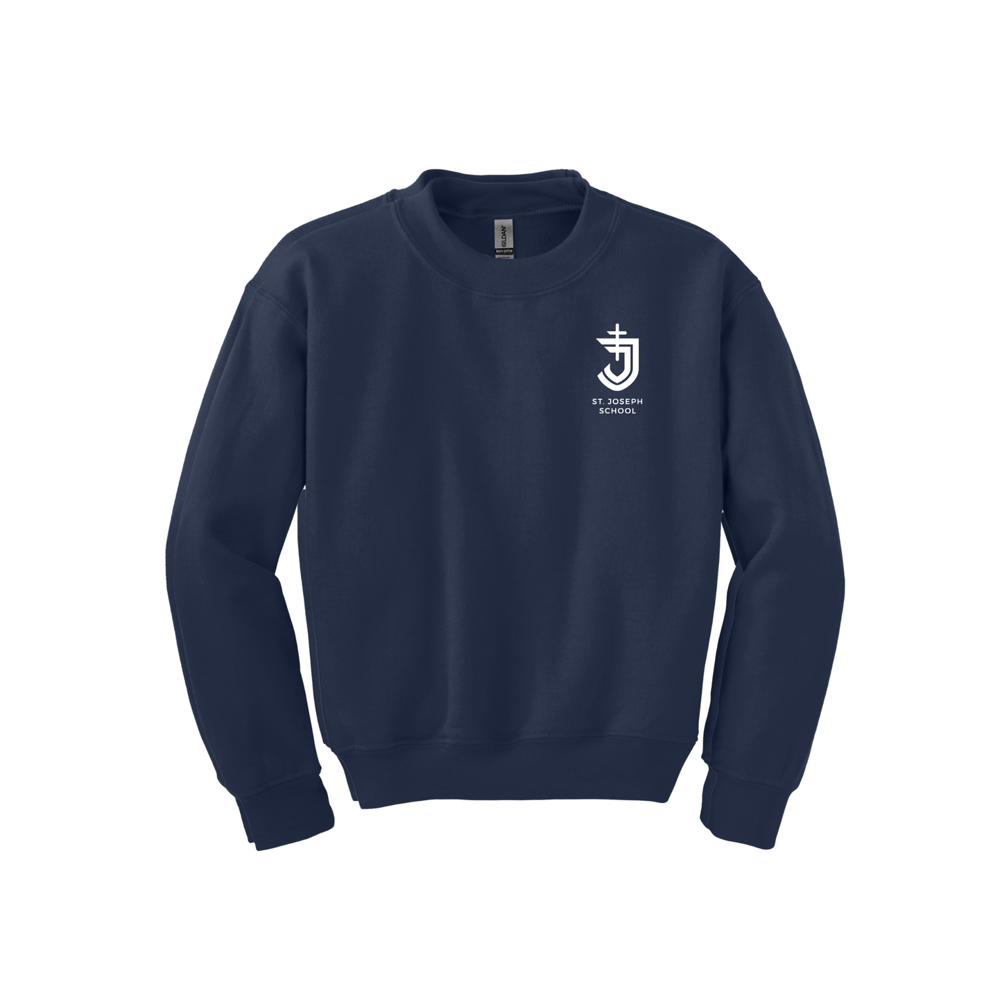 Youth St. Joseph School Cavaliers Logo Embroidered Sweatshirt | SJSE00 SJS | UNIFORM APPROVED