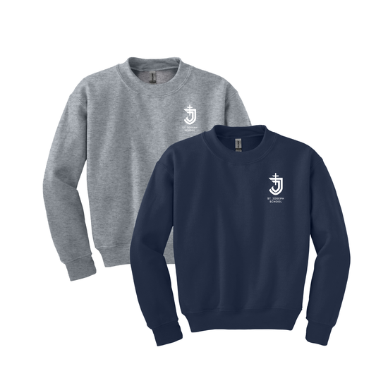 Youth St. Joseph School Cavaliers Logo Embroidered Sweatshirt | SJSE00 SJS | UNIFORM APPROVED