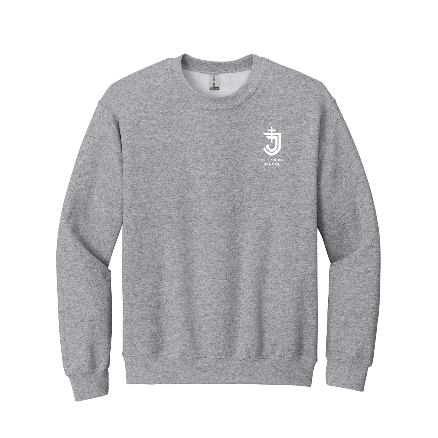 Adult St. Joseph School Cavaliers Logo Embroidered Sweatshirt | SJSE00 | SJS UNIFORM APPROVED