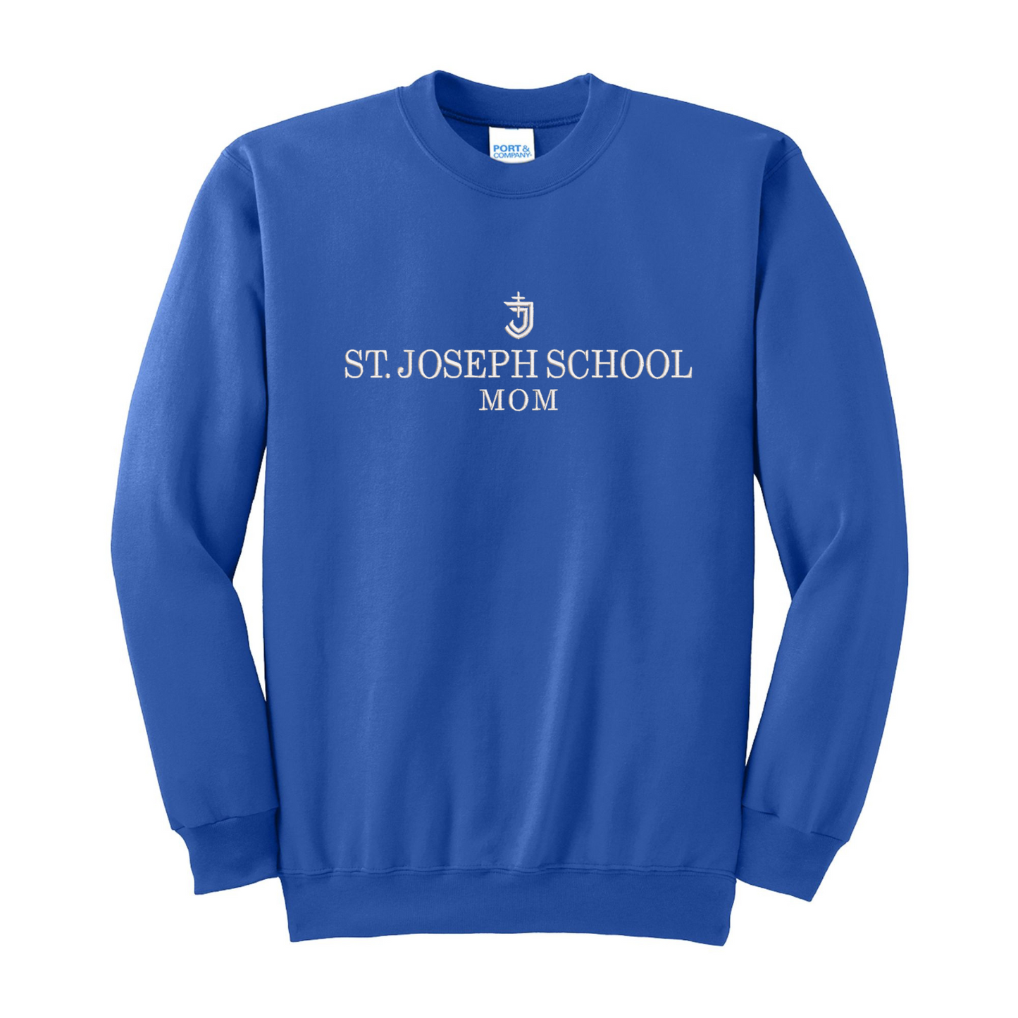 ST. JOSEPH SCHOOL MOM/DAD Embroidered  Sweatshirt | SJSE8-M/D