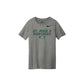 Gray t-shirt with 'St. Pius X Panthers' text and Nike logo on a white background