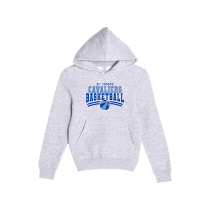 St. Joseph Cavaliers Basketball Hoodie | Adult and Youth | SJS DTF GB1