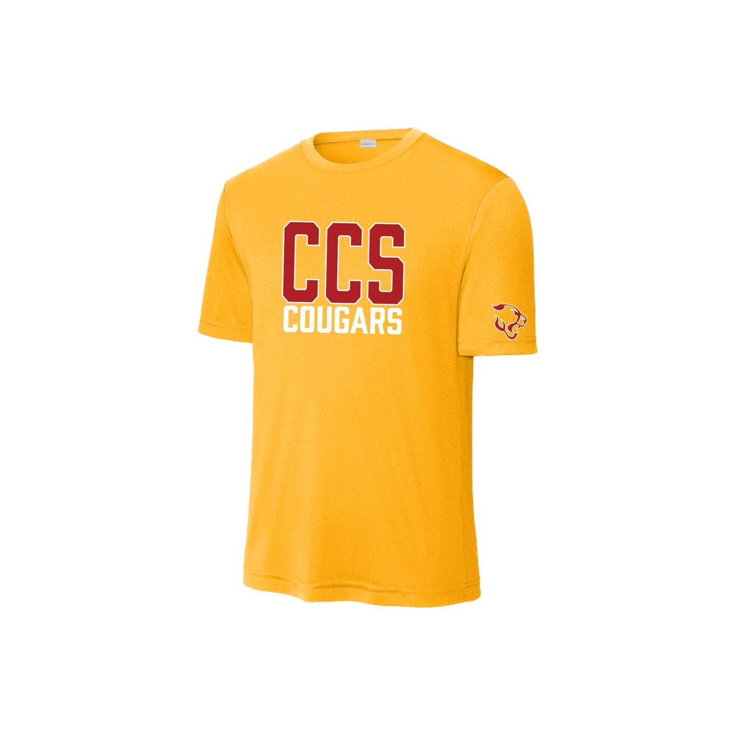 CCS Cougars Short Sleeve Performance Tee | Adult and Youth Fit | CCS_BS26_DTF 2
