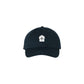 navy cap with a white embroidered vmm barn logo 