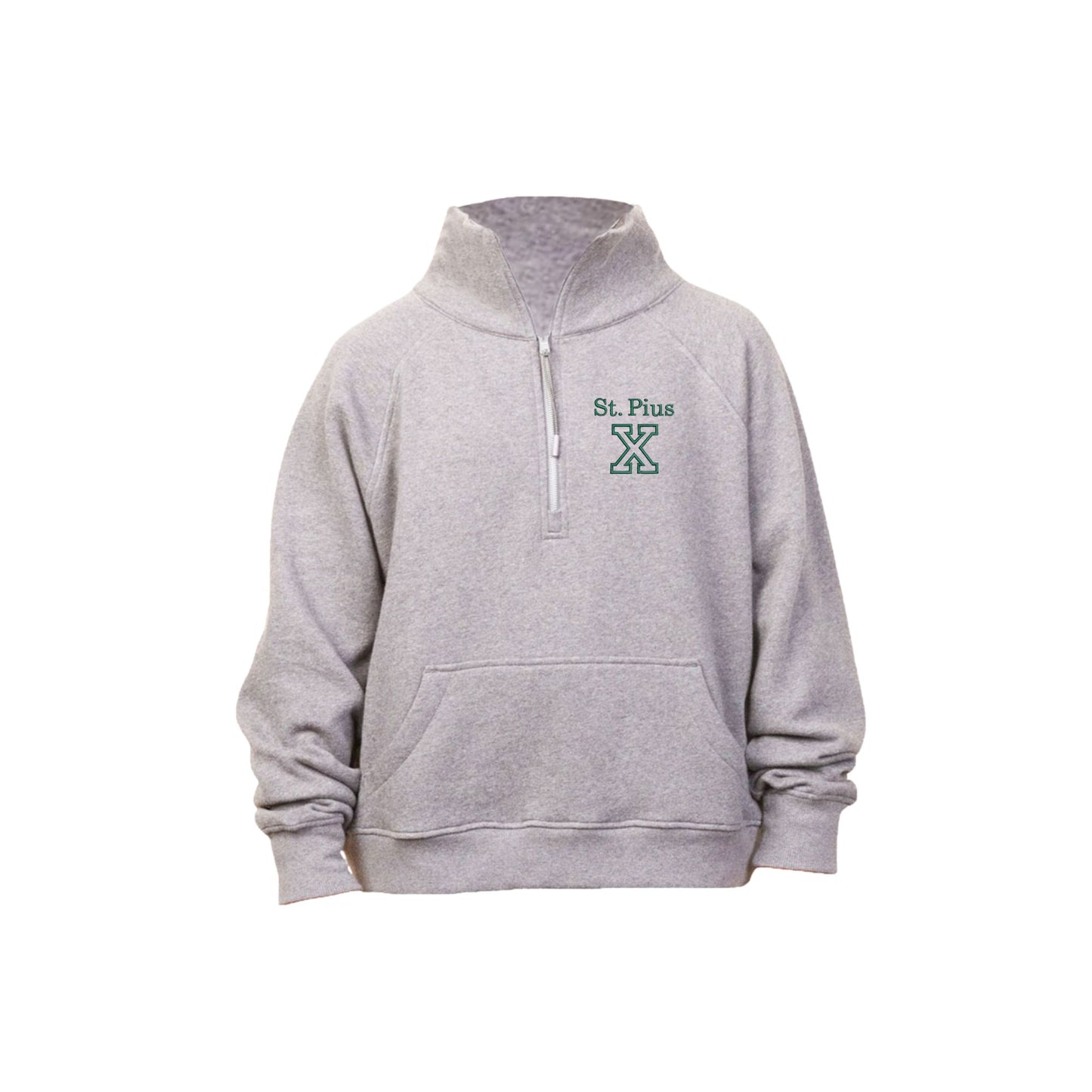 Embroidered St. Piux X Women's Boxy Fit Quarter Zip | SPX EB