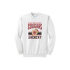 Printed Distressed Cougars Archery Crewneck Sweatshirt | CCSDTG18