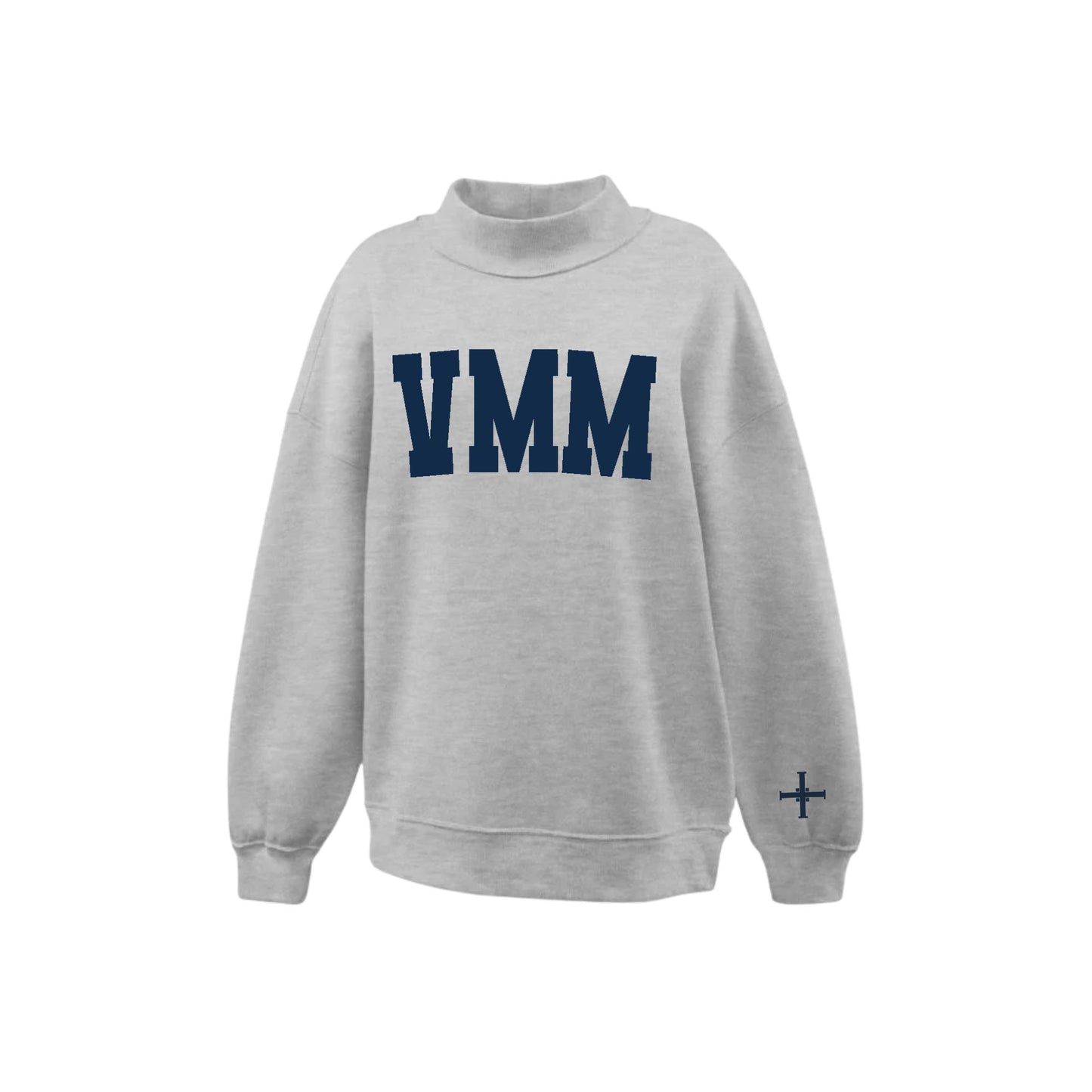*PREORDER (EARLY OCTOBER)* VMM Oversized Ladies Mockneck Pullover | Ladies Fit | VMM _DTF VMM