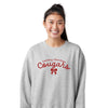 Printed Calvary Christian Cougars Bow Ladies Boxy Crew  | CCSDTF29