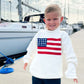 USA Flag Rollneck Youth Sweater