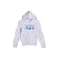 heather grey hoodie with 'St. Joseph Cavaliers volleyball' printed design on the center chest