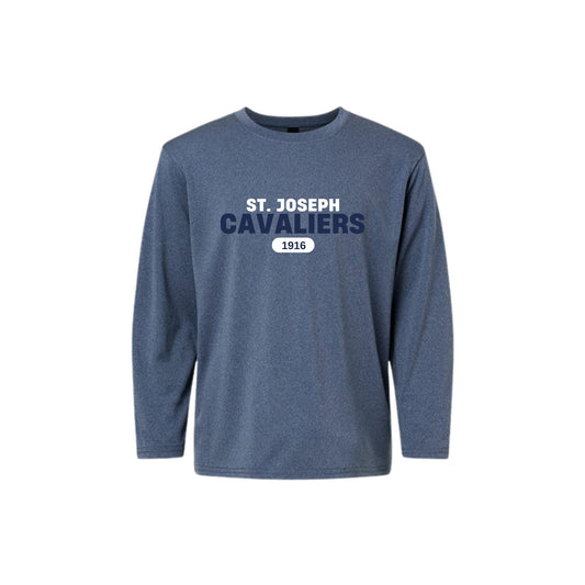 Youth and Adult St. Joseph Cavaliers EST. 1916 Long Sleeve Performance Shirt | SJSDTF28