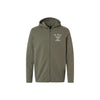 Pine Green jacket with 'St. Pius X' logo  embroidered on the left chest in white thread
