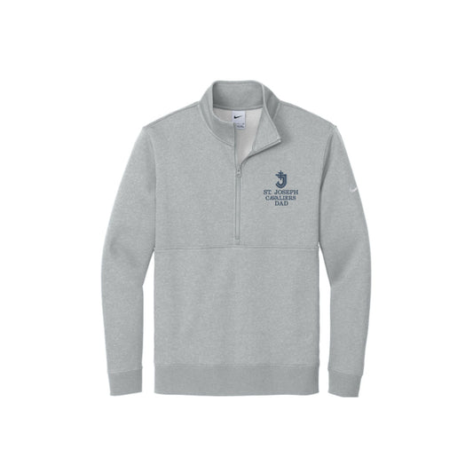 Embroidered Cavaliers Dad Nike Club Fleece Quarter Zip | SJS EQ