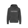 Gray hoodie with 'PANTHERS' text on a white background